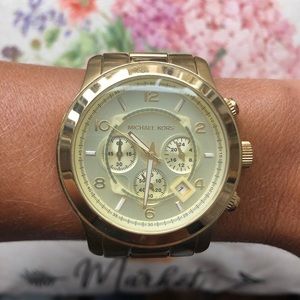 Michael Kors large faced watch